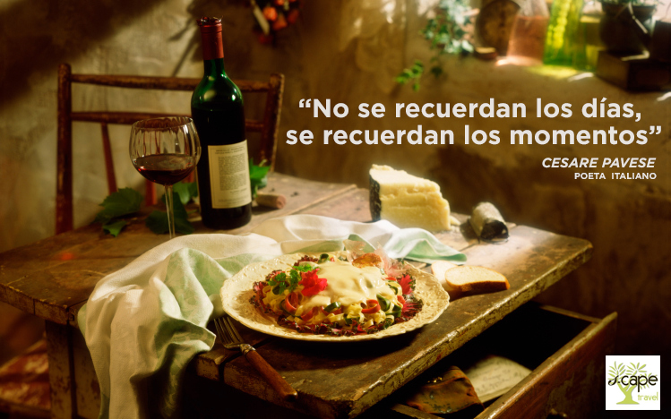 citas famosas de viajes "no se recuerdan los días, se recuerdan los momentos"