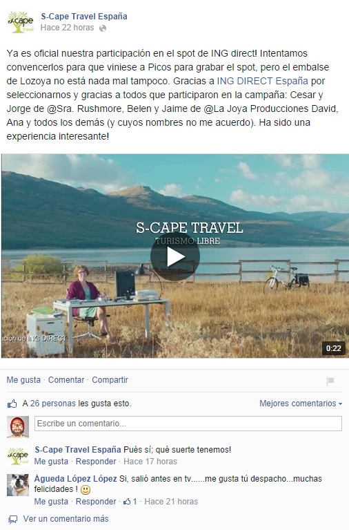 S-cape Facebook