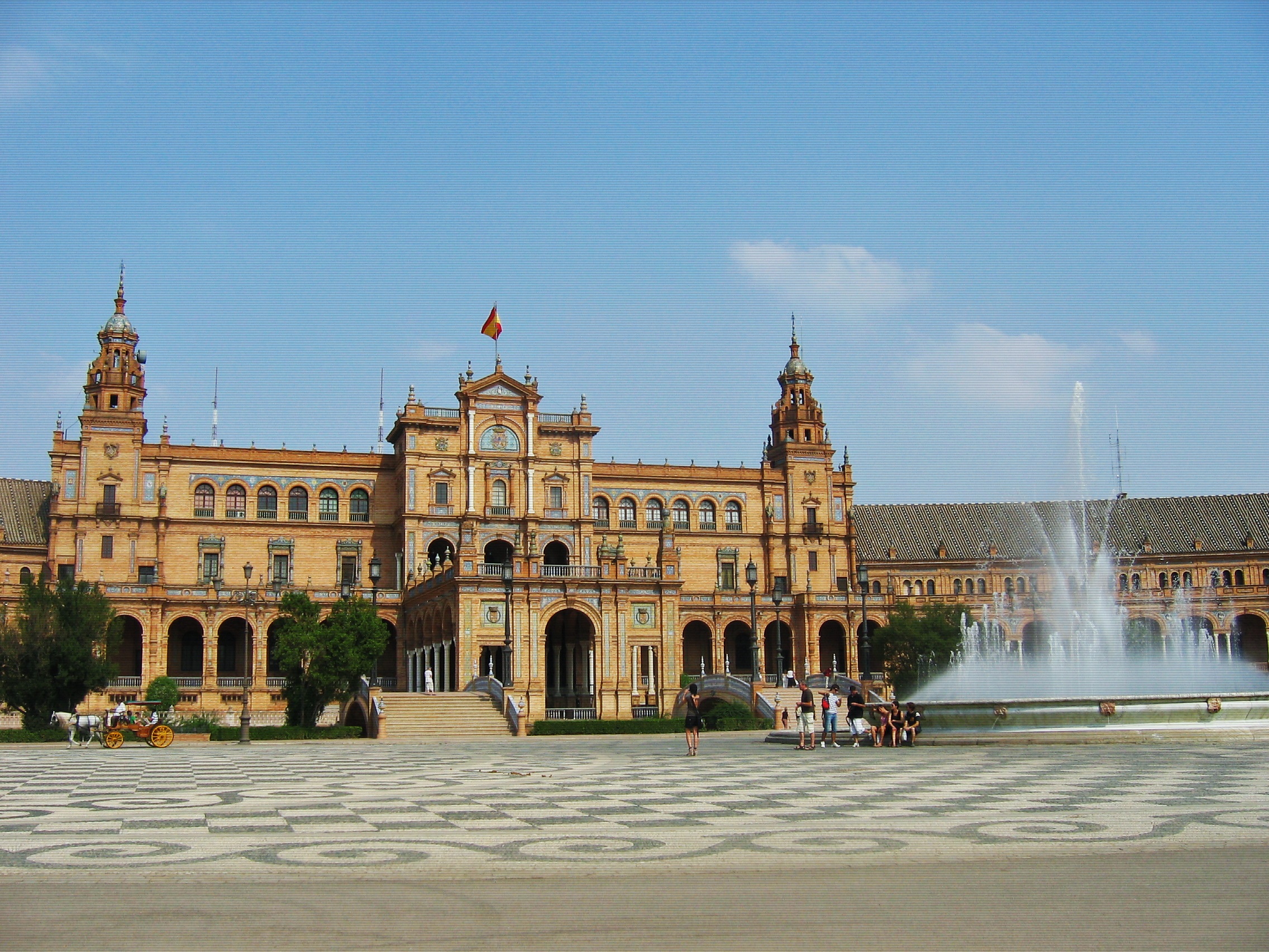 Plaza de España, en Sevilla